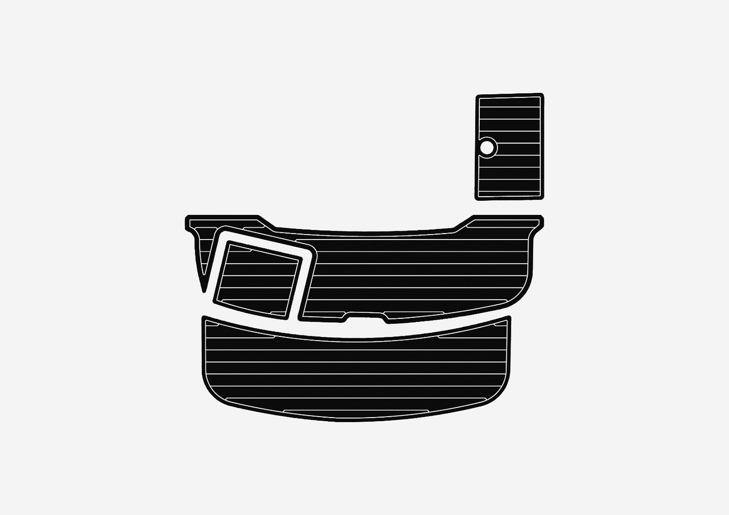 2002-2007 Cobalt 240 Swim platform 1/4"6mm EVA foam faux mat floor