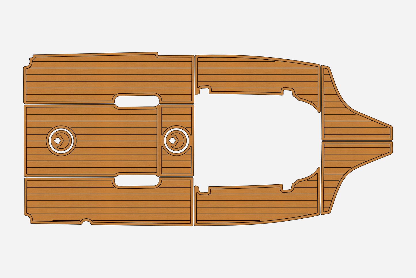 2021 Sea Hunt Ultra 239 Ultra Marine teak deck seadek EVA Foam Boat flooring