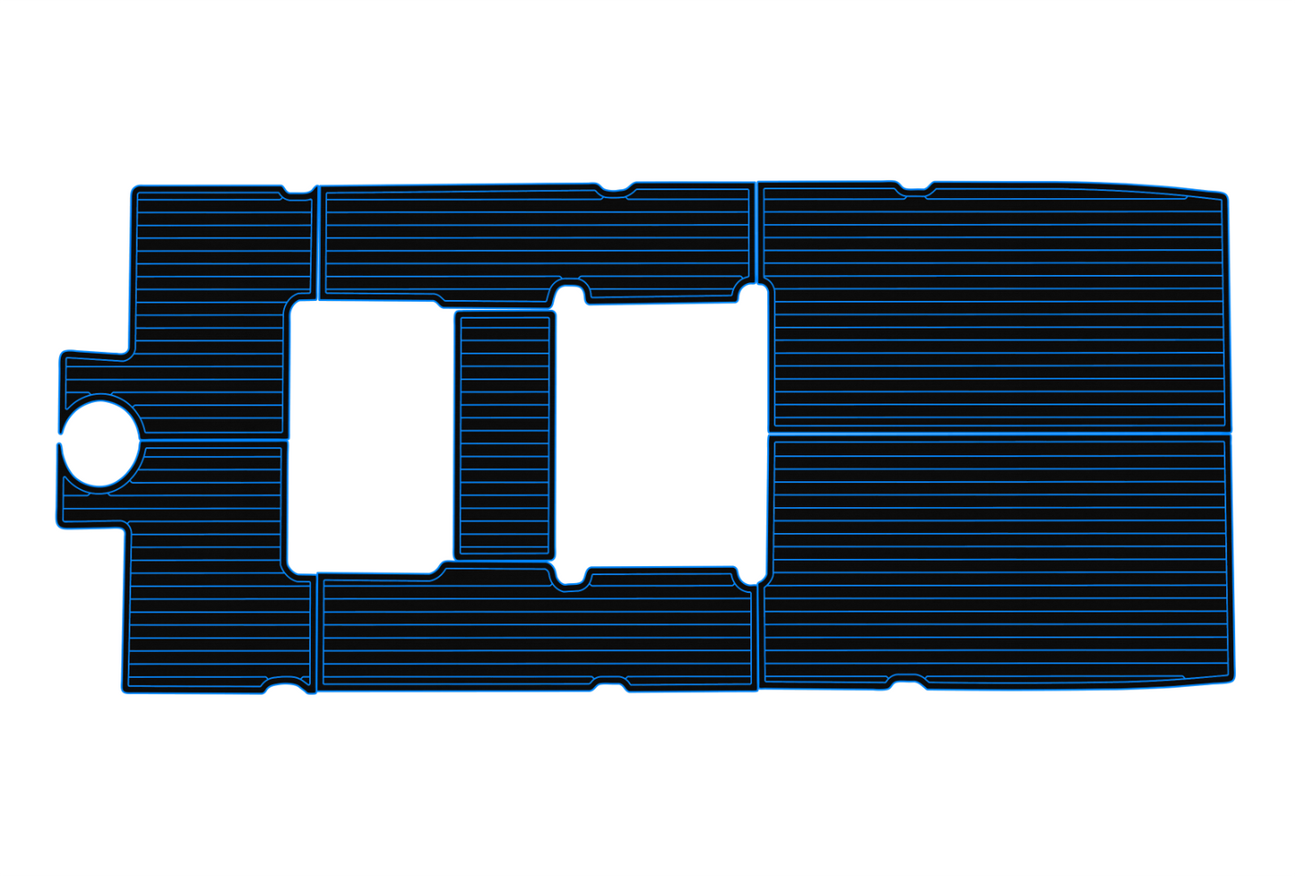 2016-2018 Carolina Skimmer 21 Cockpit 1/4"6mm EVA foam floor