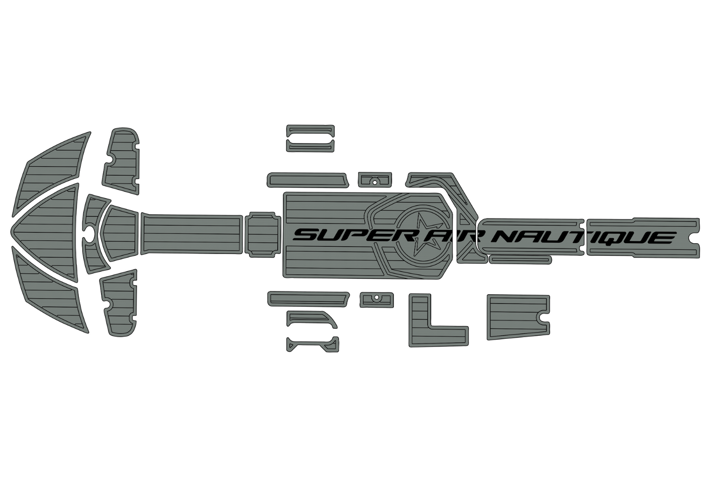 2010 Nautique 230 Super Air Anti-slip Custom mat EVA faux teak marine flooring