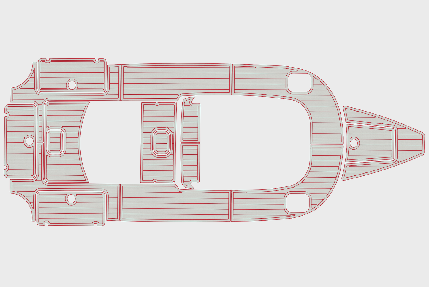 2014-2017 Scout 275 LXF Cockpit 1/4"6mm EVA Foam faux mat floor