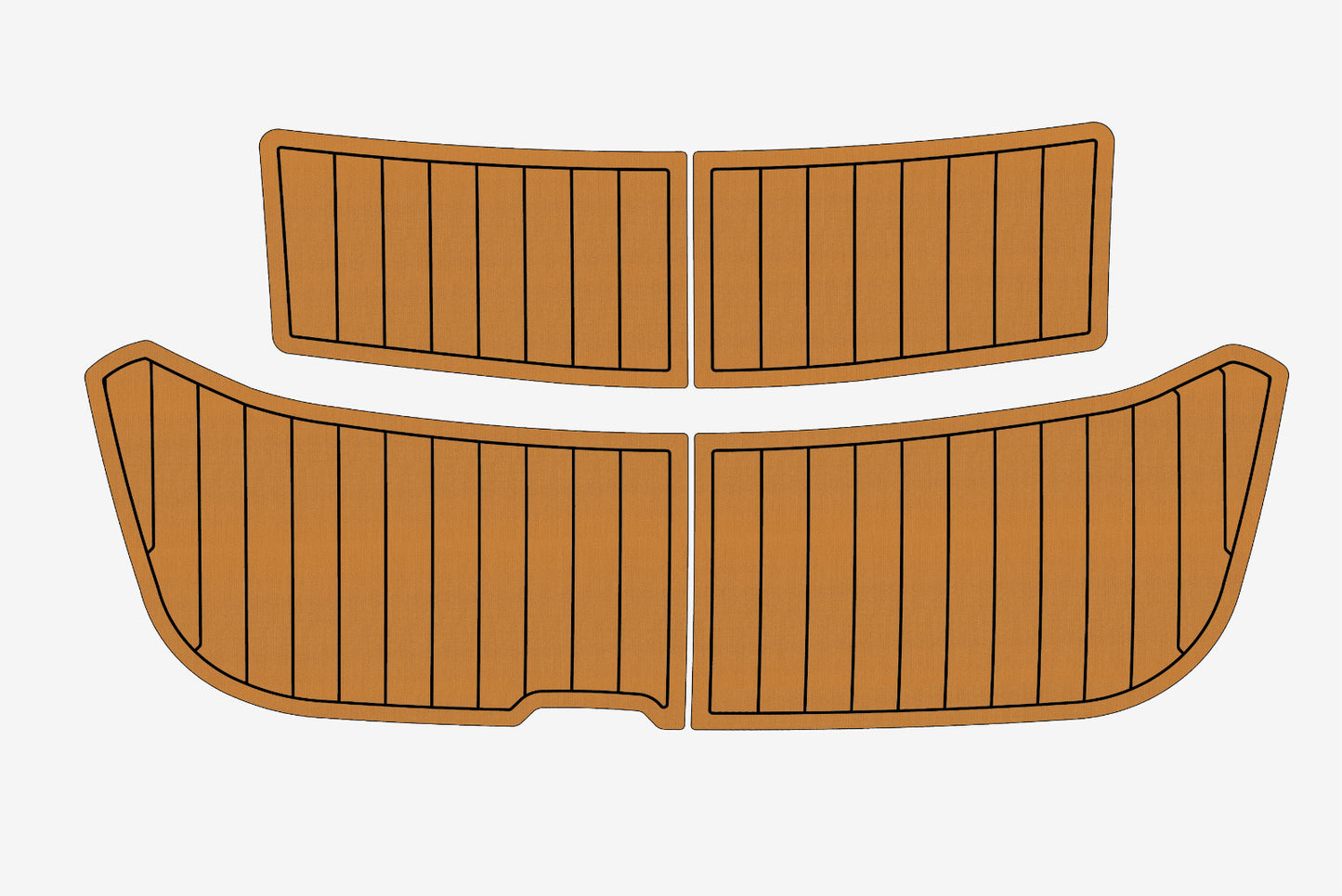2004-2007 Cobalt 343 Swim Platform 1/4" 6mm EVA Teak Deck floor