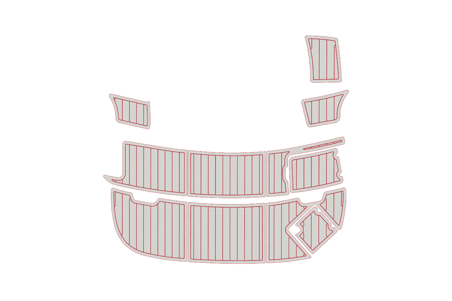 2002-2005 CHAPARRAL 280 SSI Swim platform 1/4"6mm EVA foam faux floor