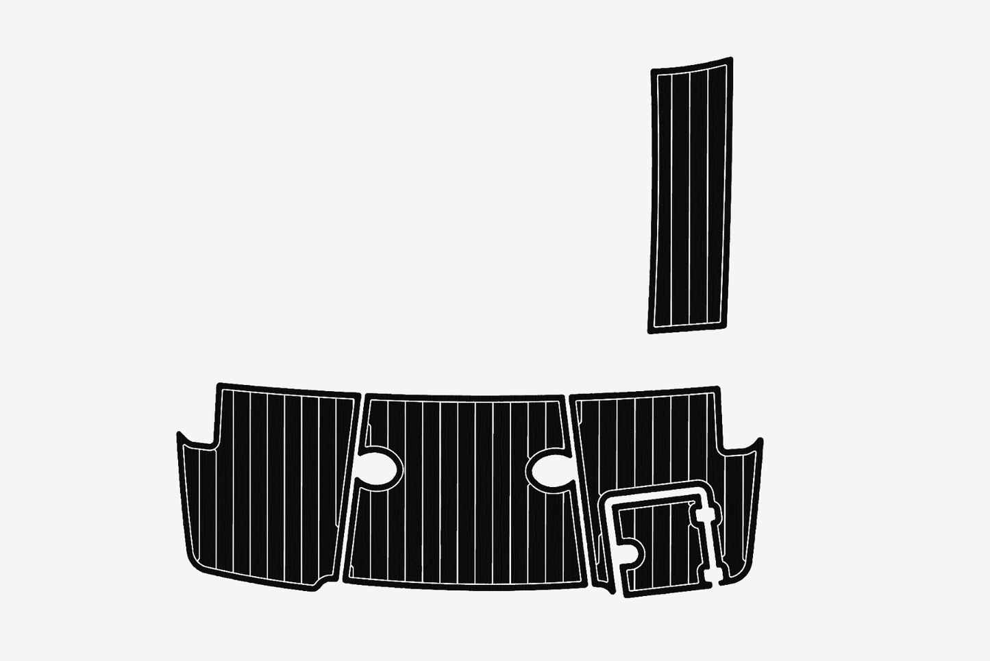 2019 CHAPARRAL 267 SSX Swim platform 1/4"6mm EVA foam faux mat floor
