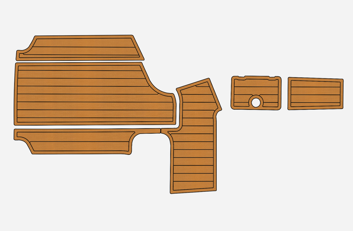2014-2015 Centurion ENZO SS 210 Anti-slip mat Custom EVA marine deck flooring