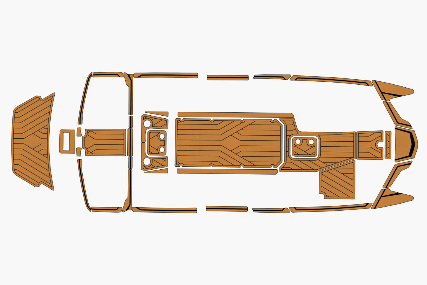 2021 malibu 24 mxz Cockpit & swim platform 1/4" 6mm EVA Faux floor