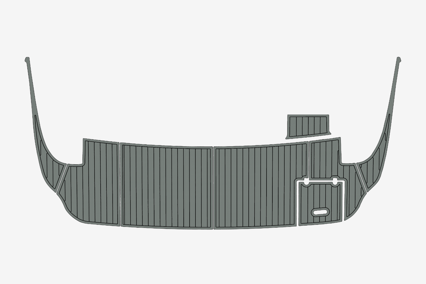 Cruisers 50 Swim platform 1/4"6mm EVA Foam fuax carpet marine mat floor