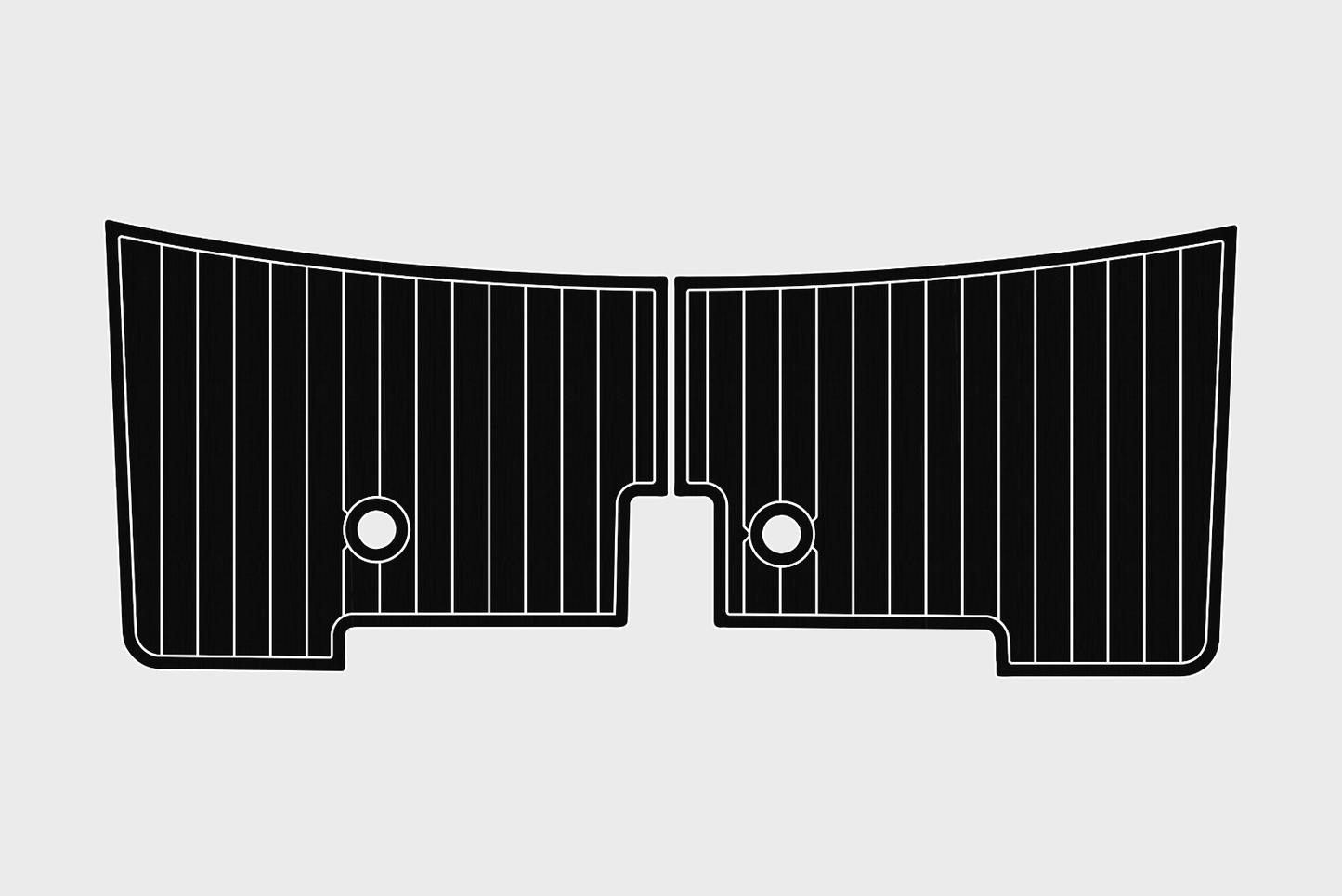 2005-2007 Regulator 28 center Consol Swim platform 1/4" 6mm EVA faux mat Floor