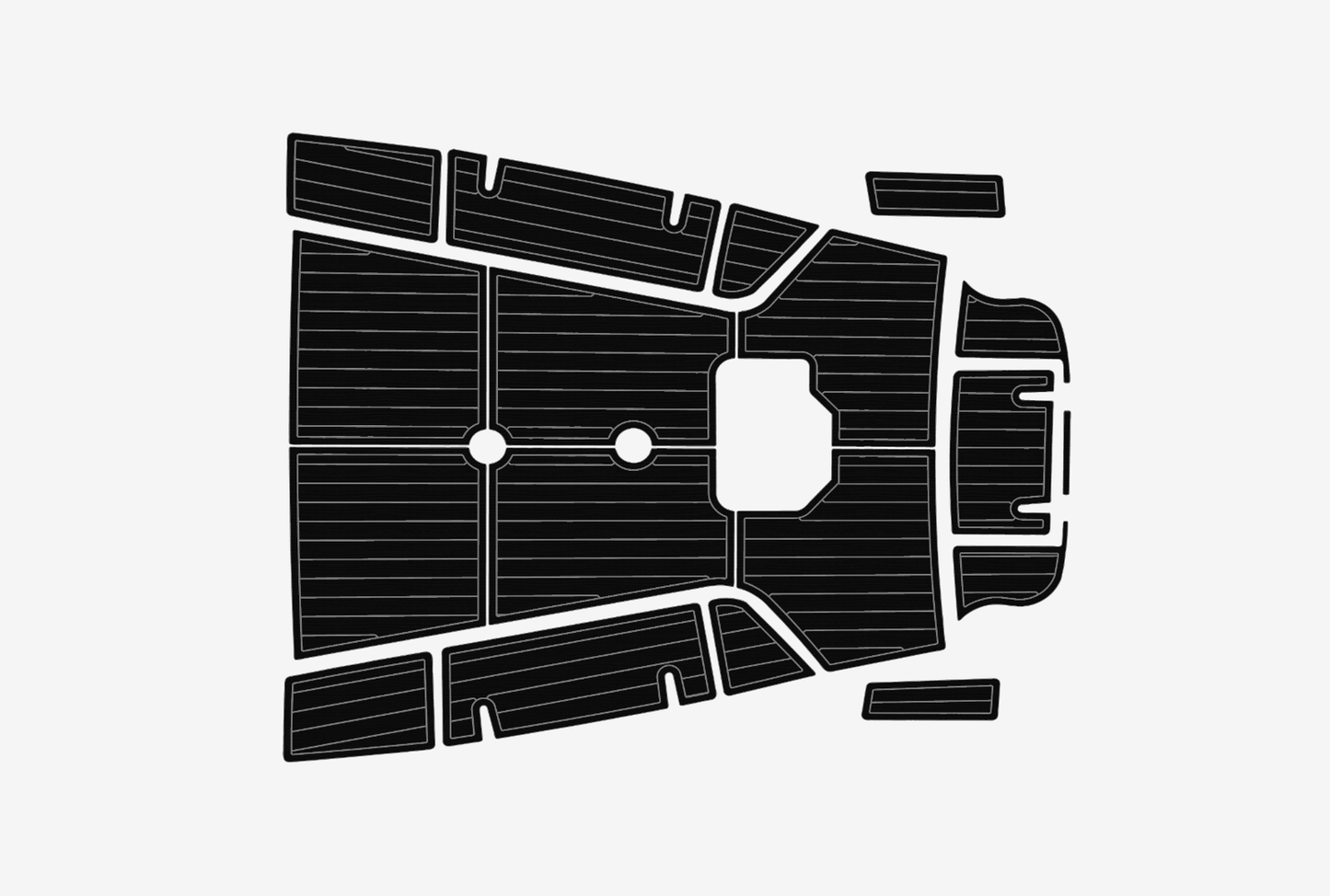 1999-2000 Celestial 50 Pilothouse Cockpit 1/4"6mm EVA Foam carpet marine floor