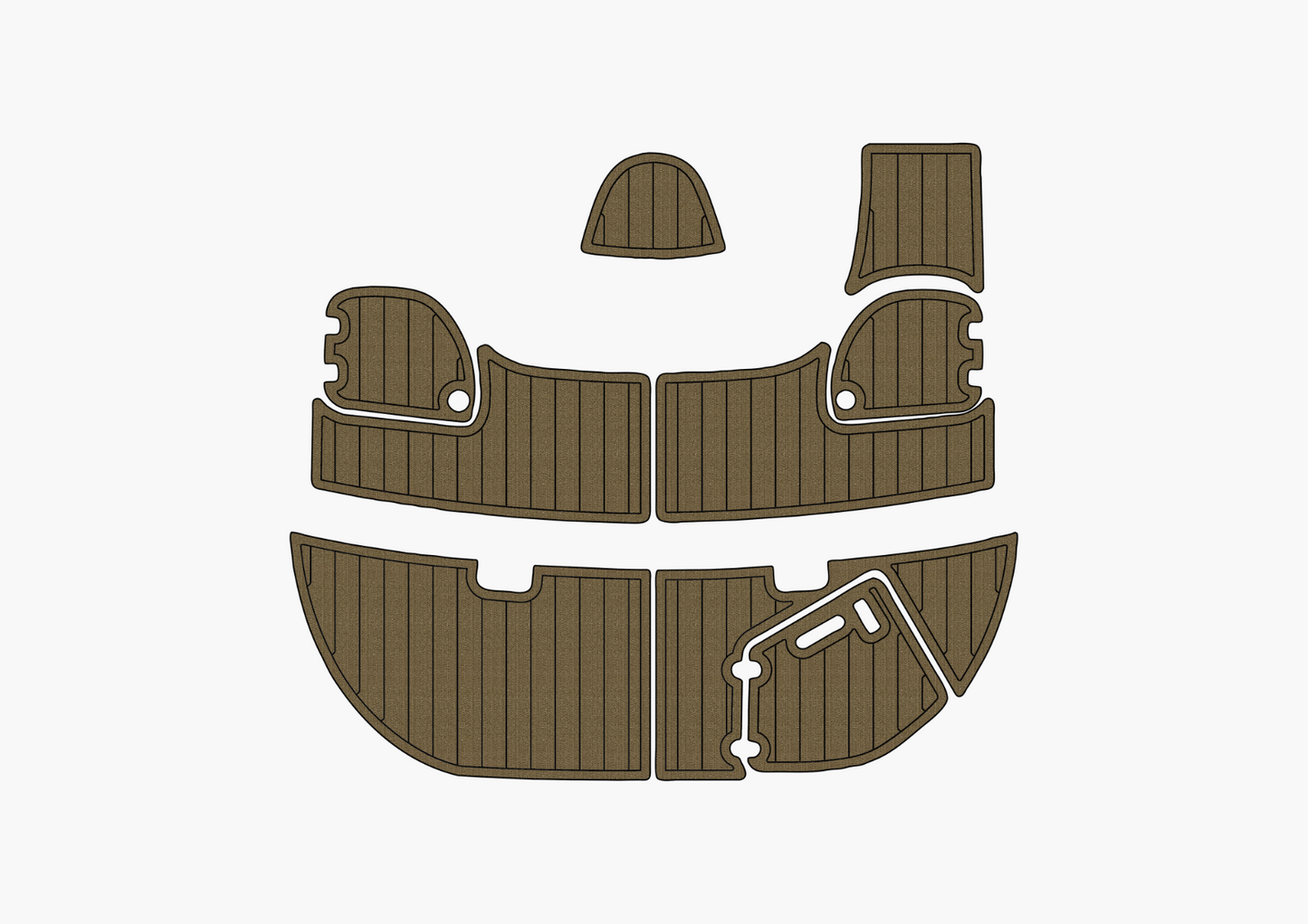 2005 TAHOE 234 Marine teak deck seadek EVA Foam Boat flooring