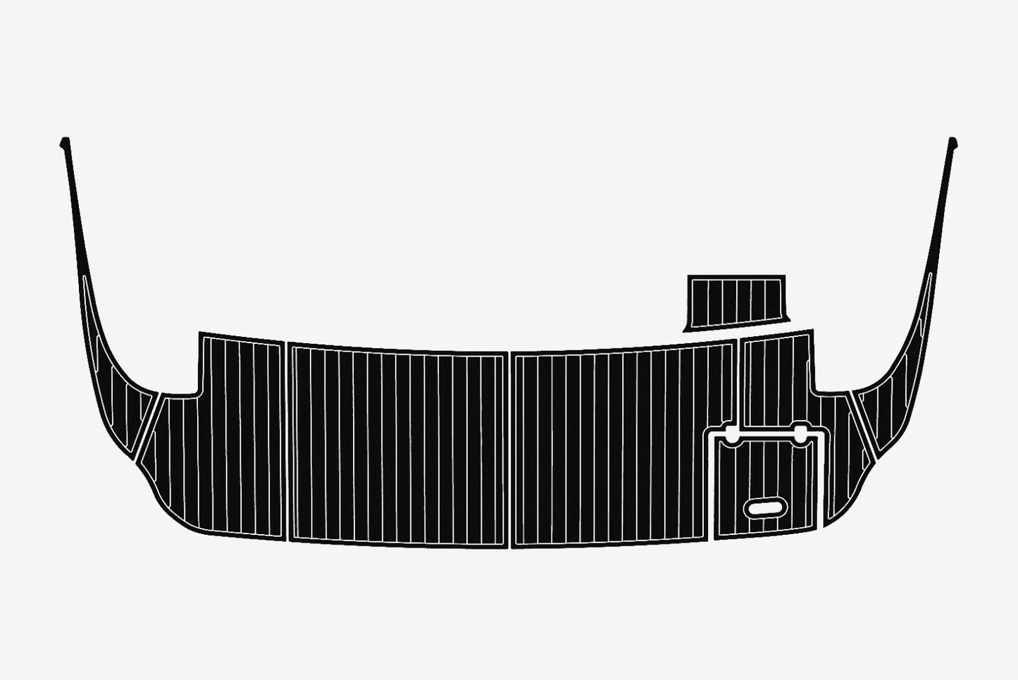 Cruisers 50 Swim platform 1/4"6mm EVA Foam fuax carpet marine mat floor