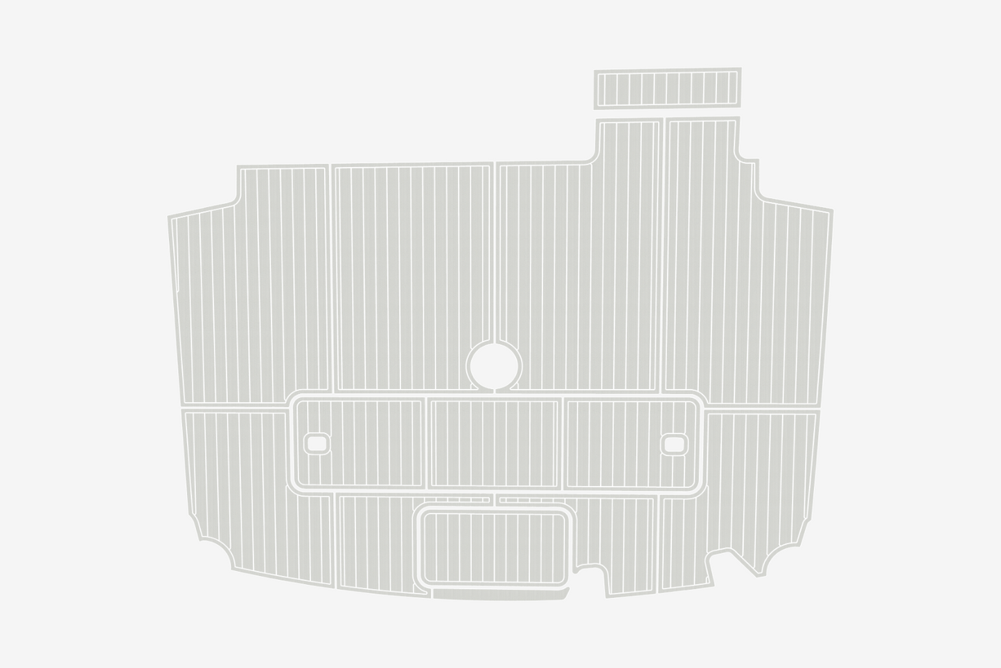 2000-2001 Viking 50 Convertible Cockpit 1/4"6mm EVA Foam faux mat floor