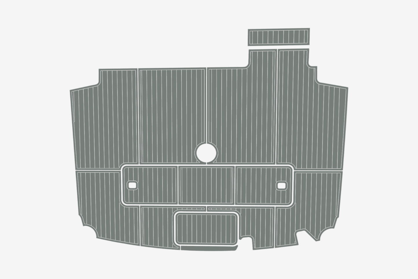 2000-2001 Viking 50 Convertible Cockpit 1/4"6mm EVA Foam faux mat floor