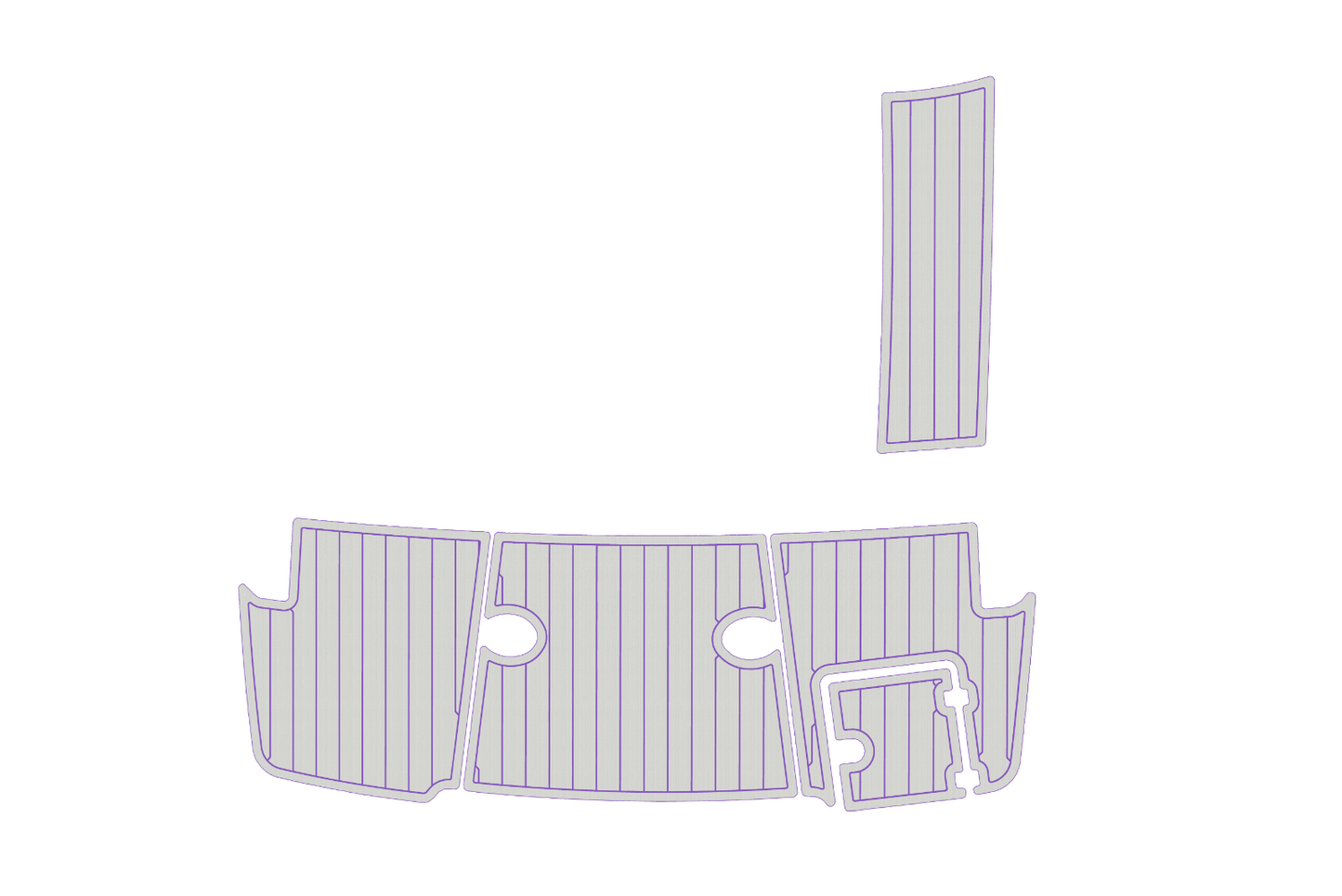 2019 CHAPARRAL 267 SSX Swim platform 1/4"6mm EVA foam faux mat floor