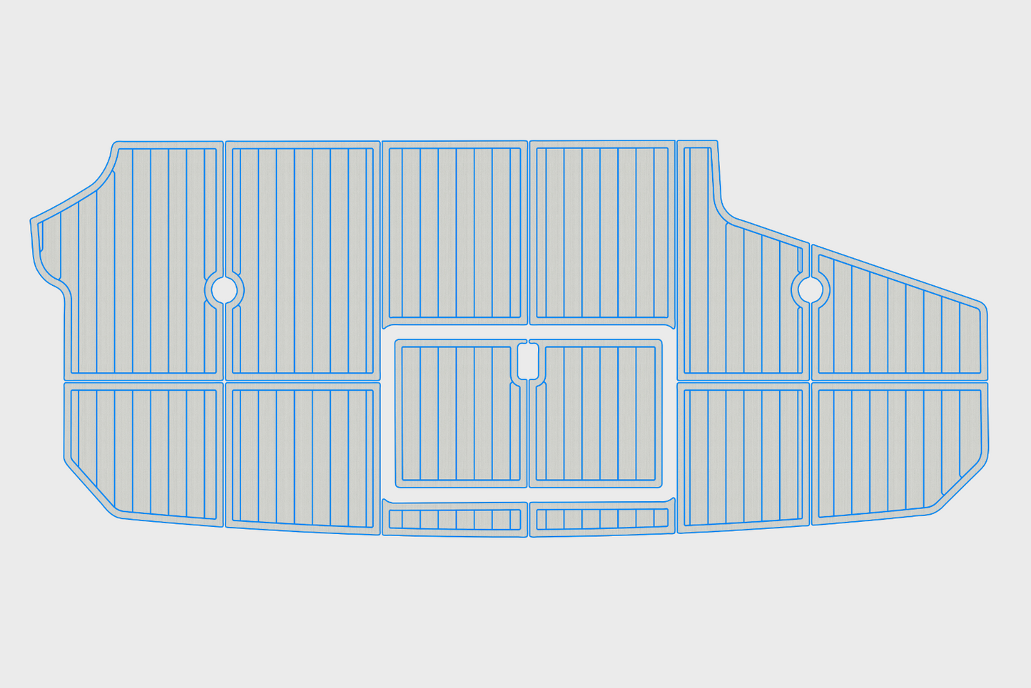 2002-2005 Navigator 44 Classic Swim platform 1/4"6mm EVA Foam floor