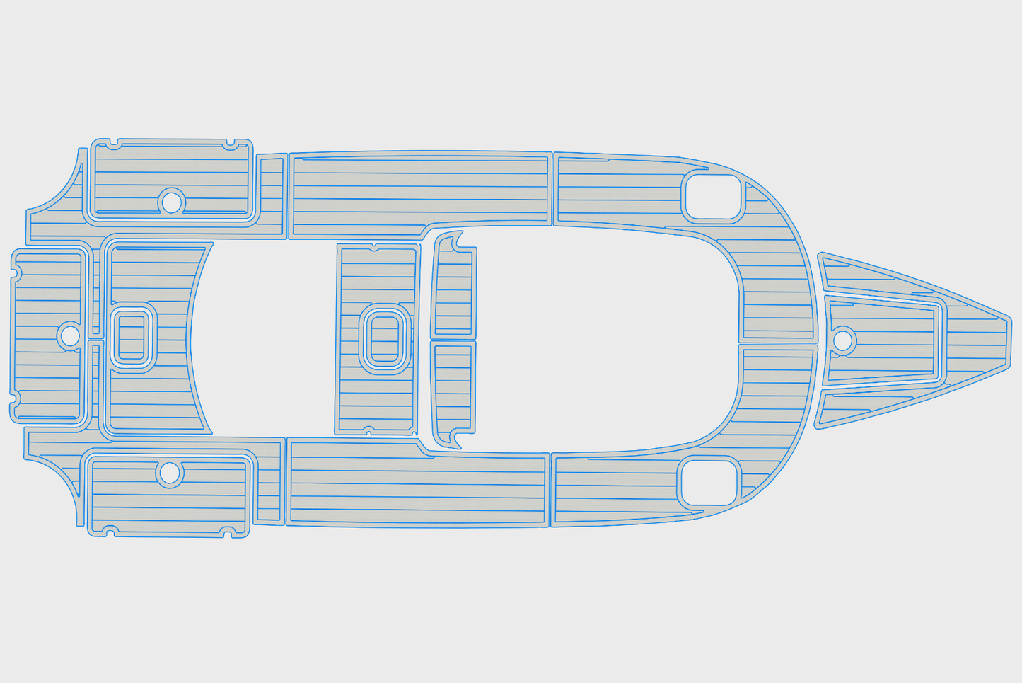 2014-2017 Scout 275 LXF Cockpit 1/4"6mm EVA Foam faux mat floor