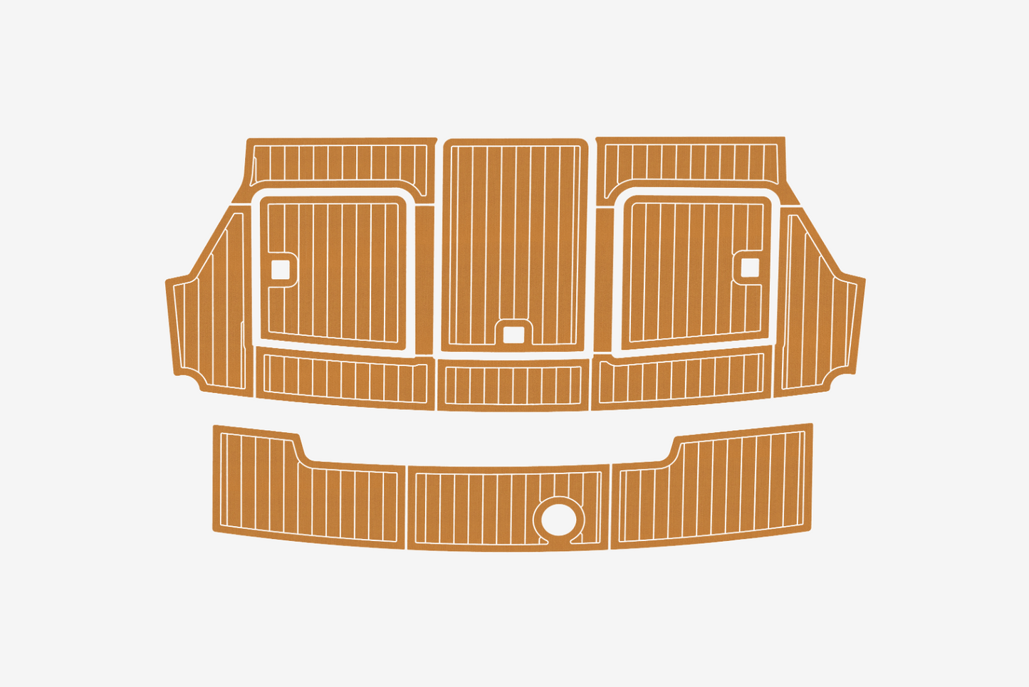 Carver 37 Cockpit Swim platform 1/4"6mm EVA Foam carpet marine floor