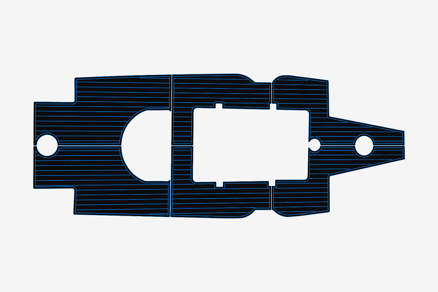 2016 Dusky XF 278 Cockpit 1/4"6mm EVA Foam carpet marine floor