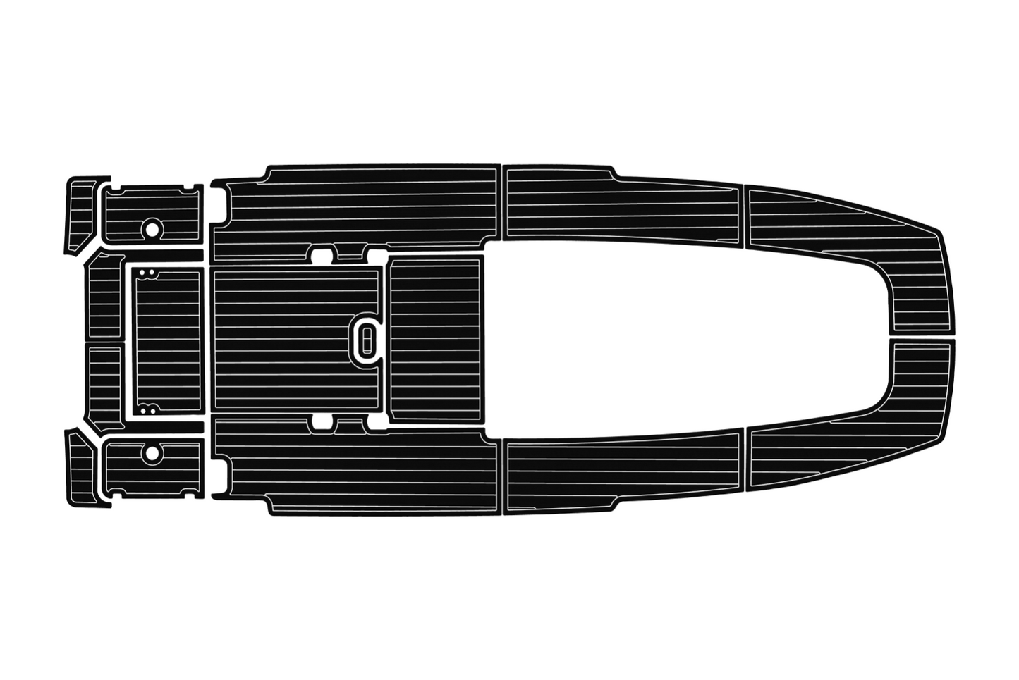 2022-2024 Sportsman 247OE Cockpit Swim platform 1/4"6mm EVA Faux foam Mat floor