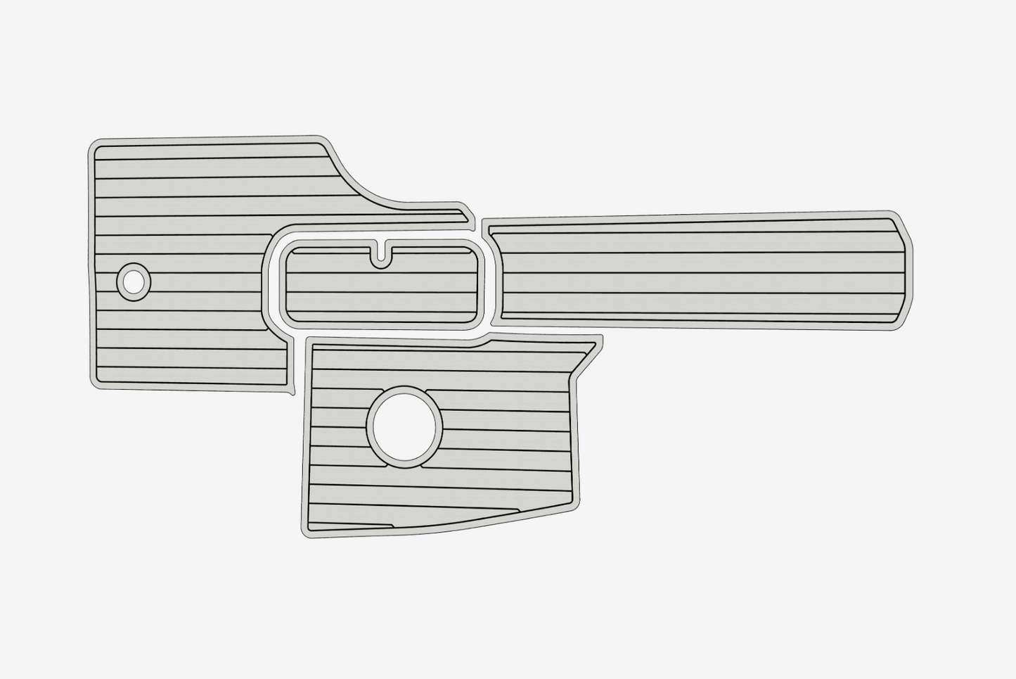 2015 Bryant 210 Cockpit Swim platform BOW 1/4"6mm EVA foam floor