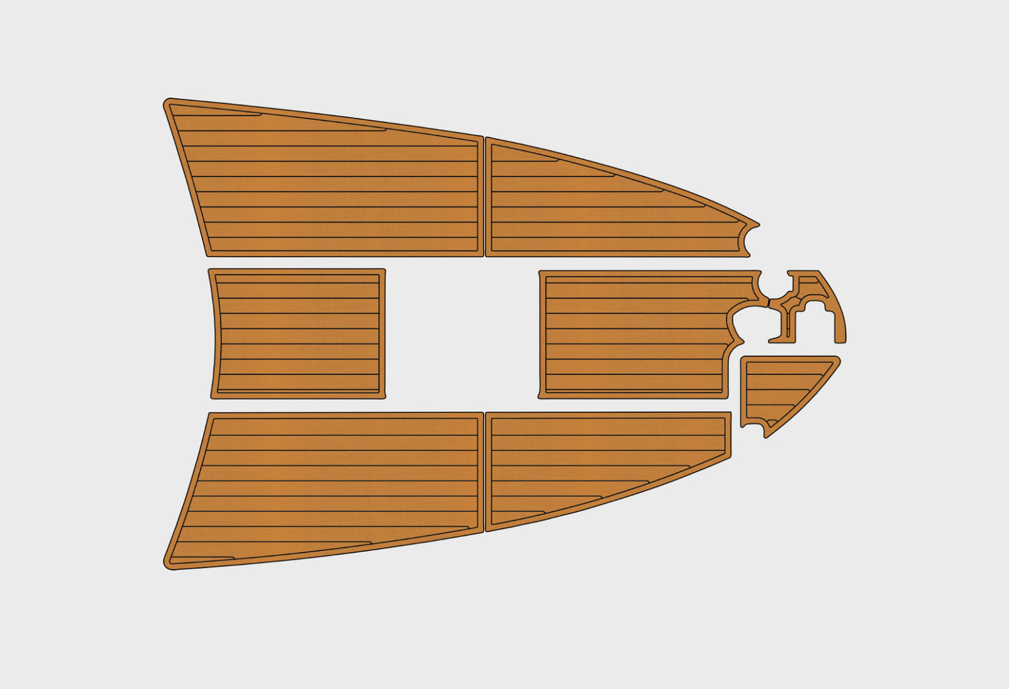 1997-2000 sea ray 270 Sundancer Bow 1/4"6mm EVA foam faux mat floor