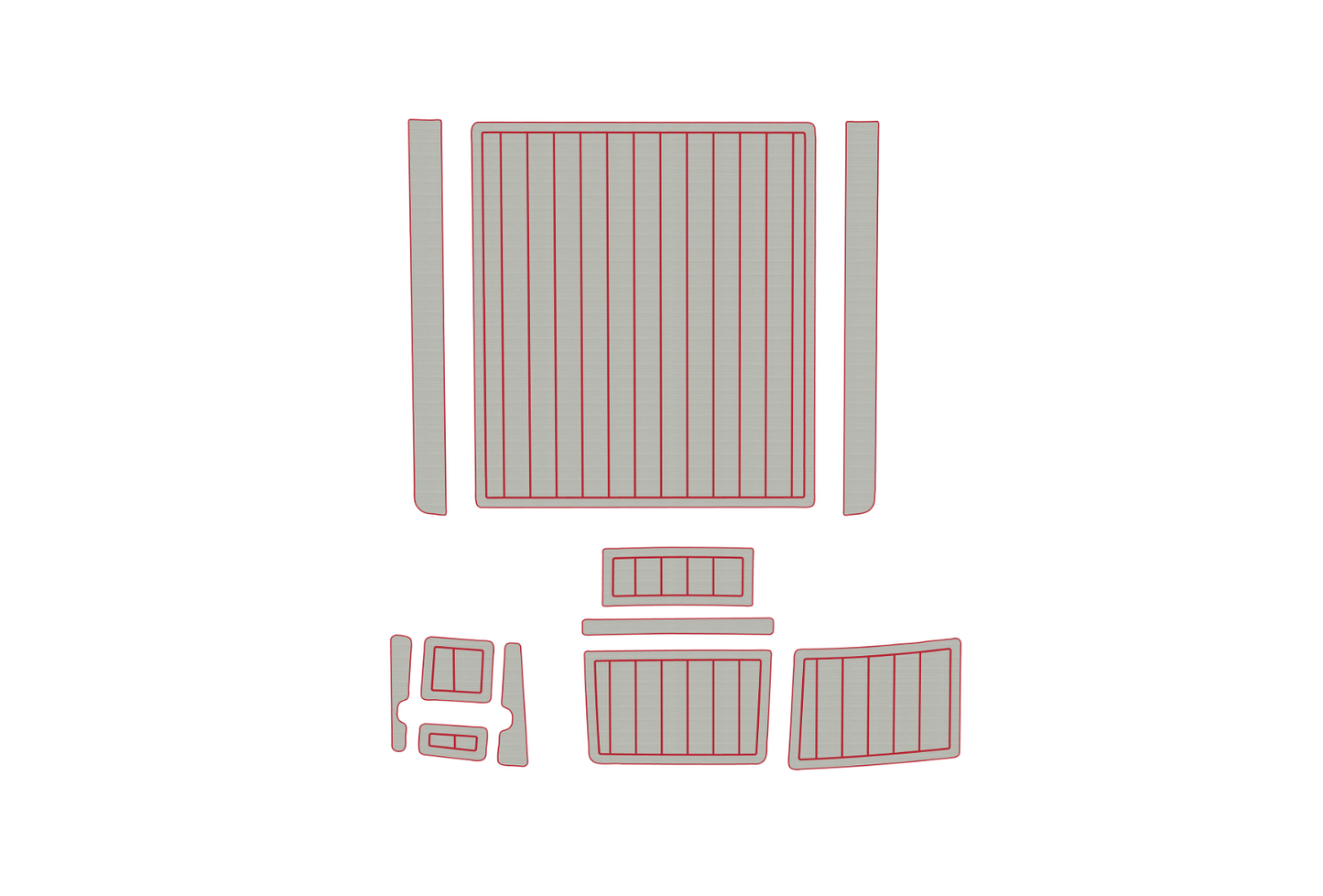1999-2006 Bella 652 Marine teak deck EVA Foam Boat fuax foam mat flooring