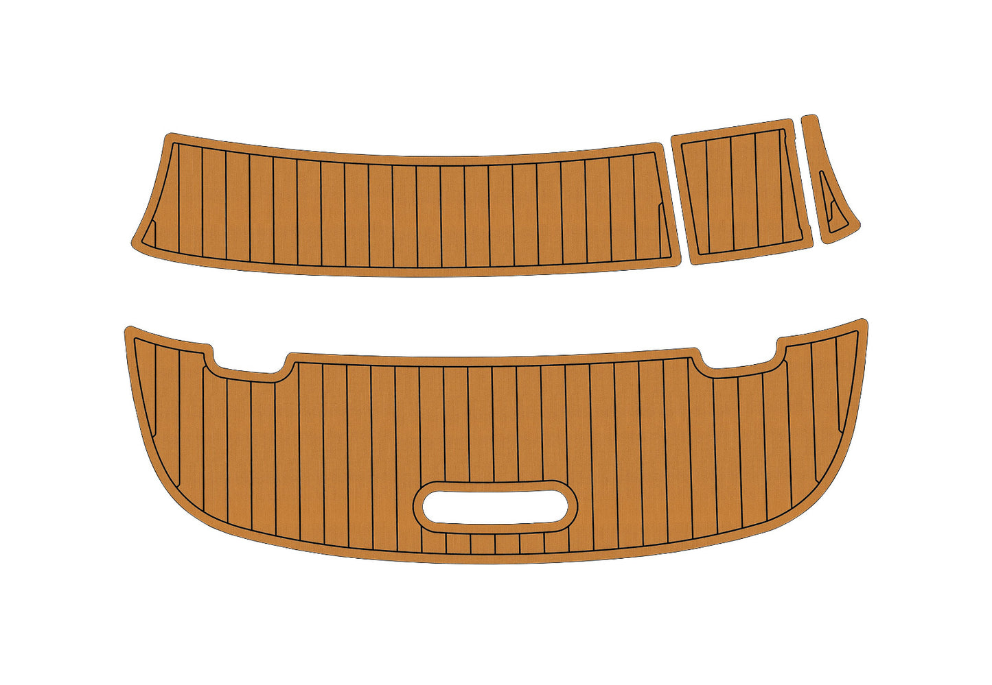 2003-2013 Bayliner 195 BR SP Swim platform 1/4" 6mm EVA faux teak Floor
