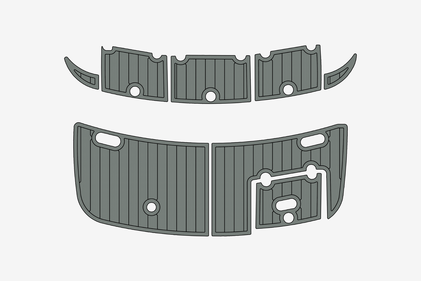 2001-2008 regal 2400 Swim platform 1/4"6mm EVA foam faux MAT floor