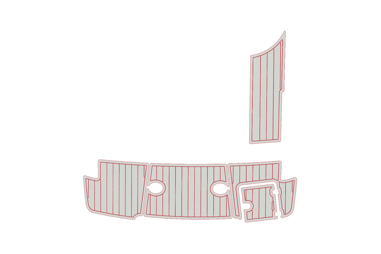 2019 CHAPARRAL 247 SSX Swim platform 1/4"6mm EVA foam faux mat floor