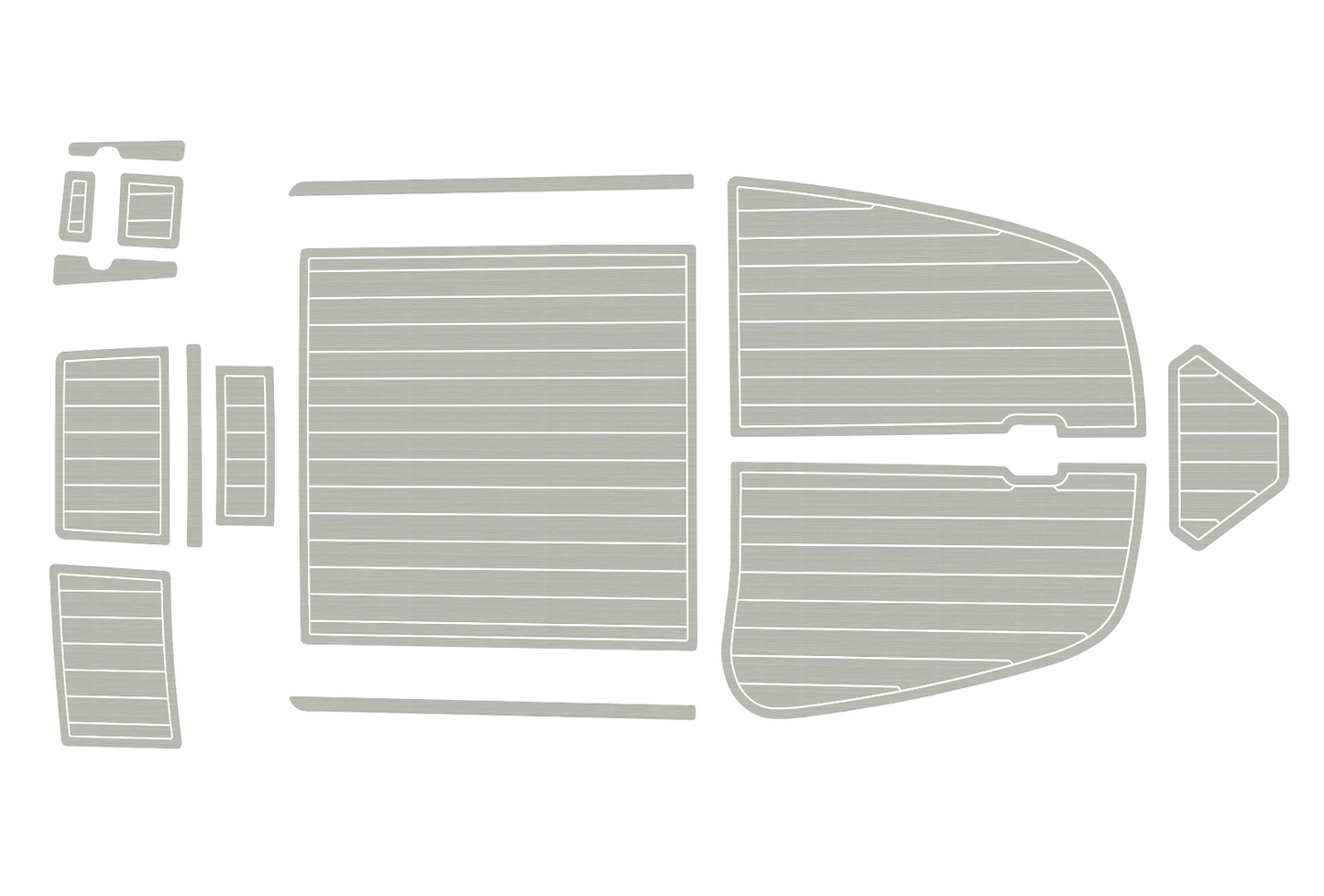 2001-2008 Bella 655 Marine teak deck EVA Foam Boat fuax foam mat flooring