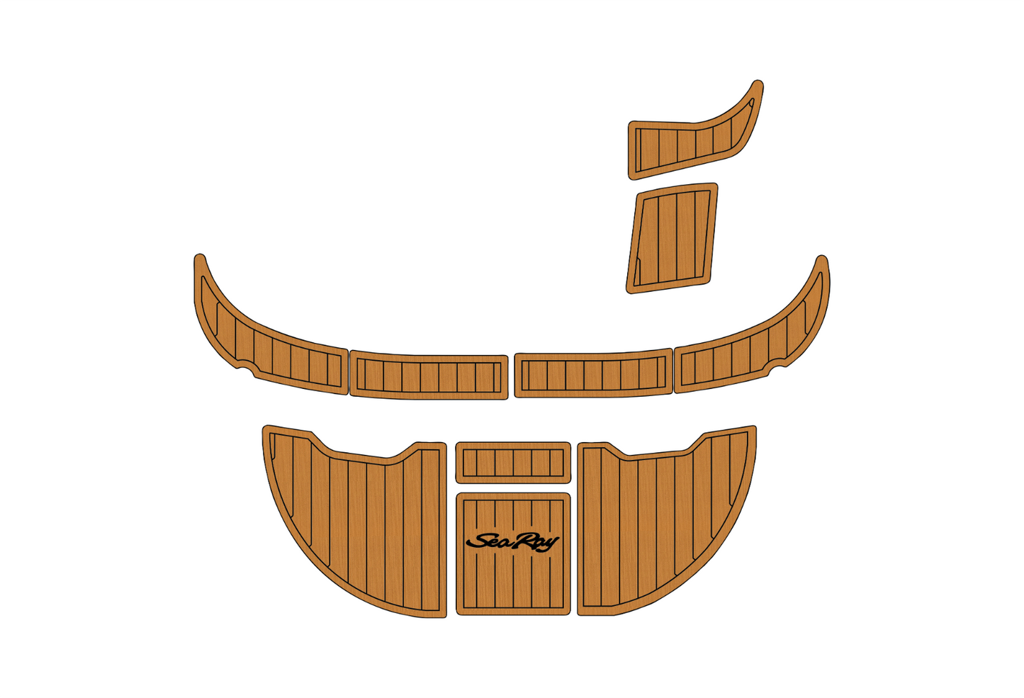 2000-2008 sea ray 240 sundeck swim platform 1/4" 6mm EVA foam floor