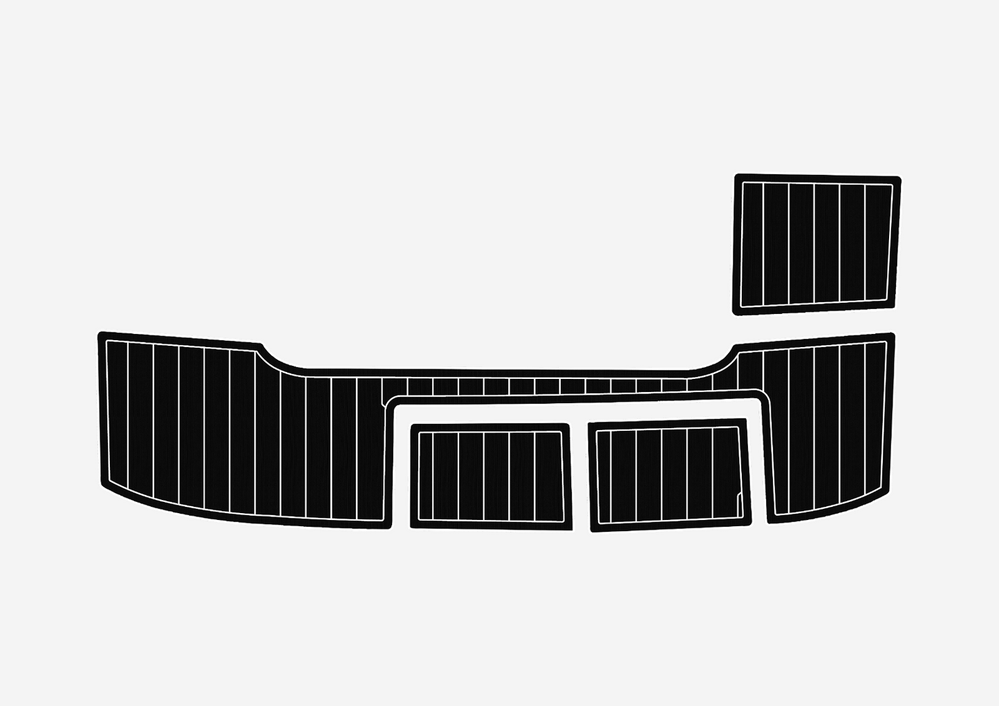 2000-2002 cobalt 292 SP Swim platform 1/4"6mm EVA floor