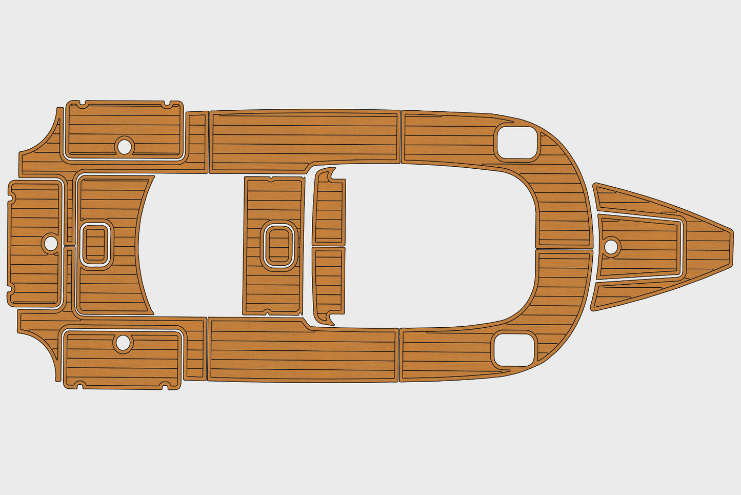 2014-2017 Scout 275 LXF Cockpit 1/4"6mm EVA Foam faux mat floor