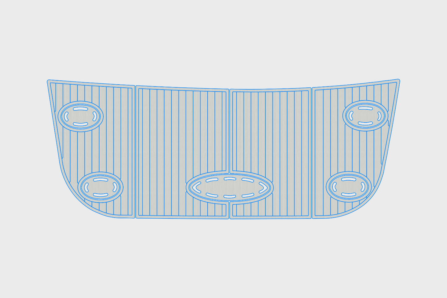 1994 Sunseeker 62 Manhattan Swim platform 1/4"6mm EVA Foam floor