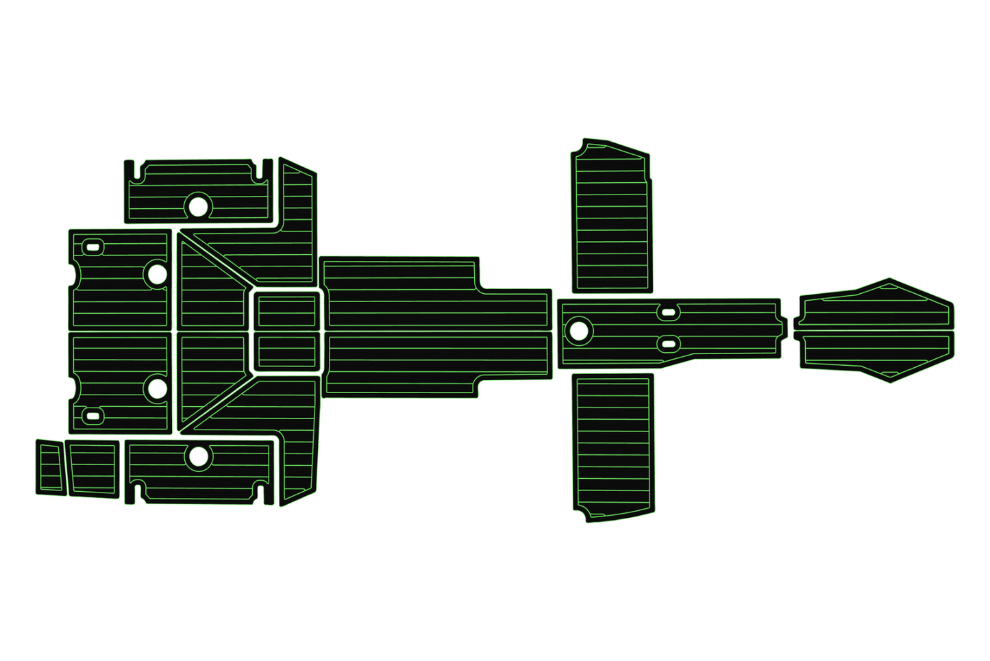 2021 Blackfin 272 DC Cockpit 1/4"6mm EVA foam floor