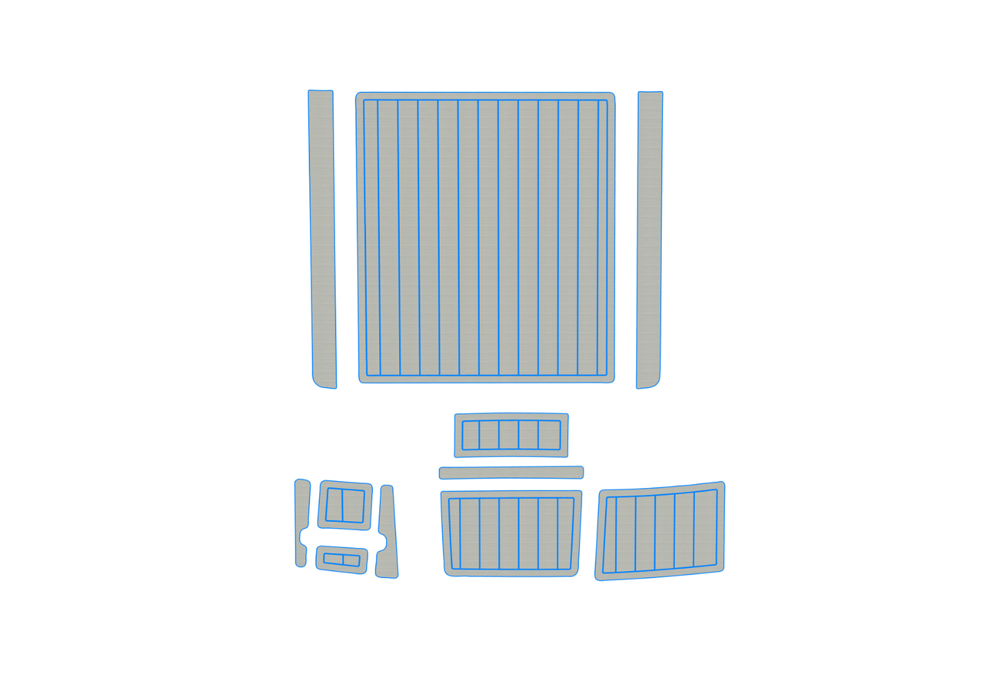 1999-2006 Bella 652 Marine teak deck EVA Foam Boat fuax foam mat flooring