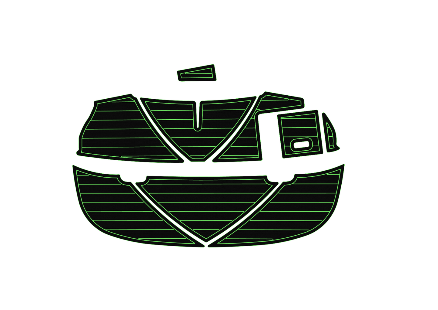 2003-2006 Bayliner 205 BR Swim platform 1/4"6mm EVA foam faux floor