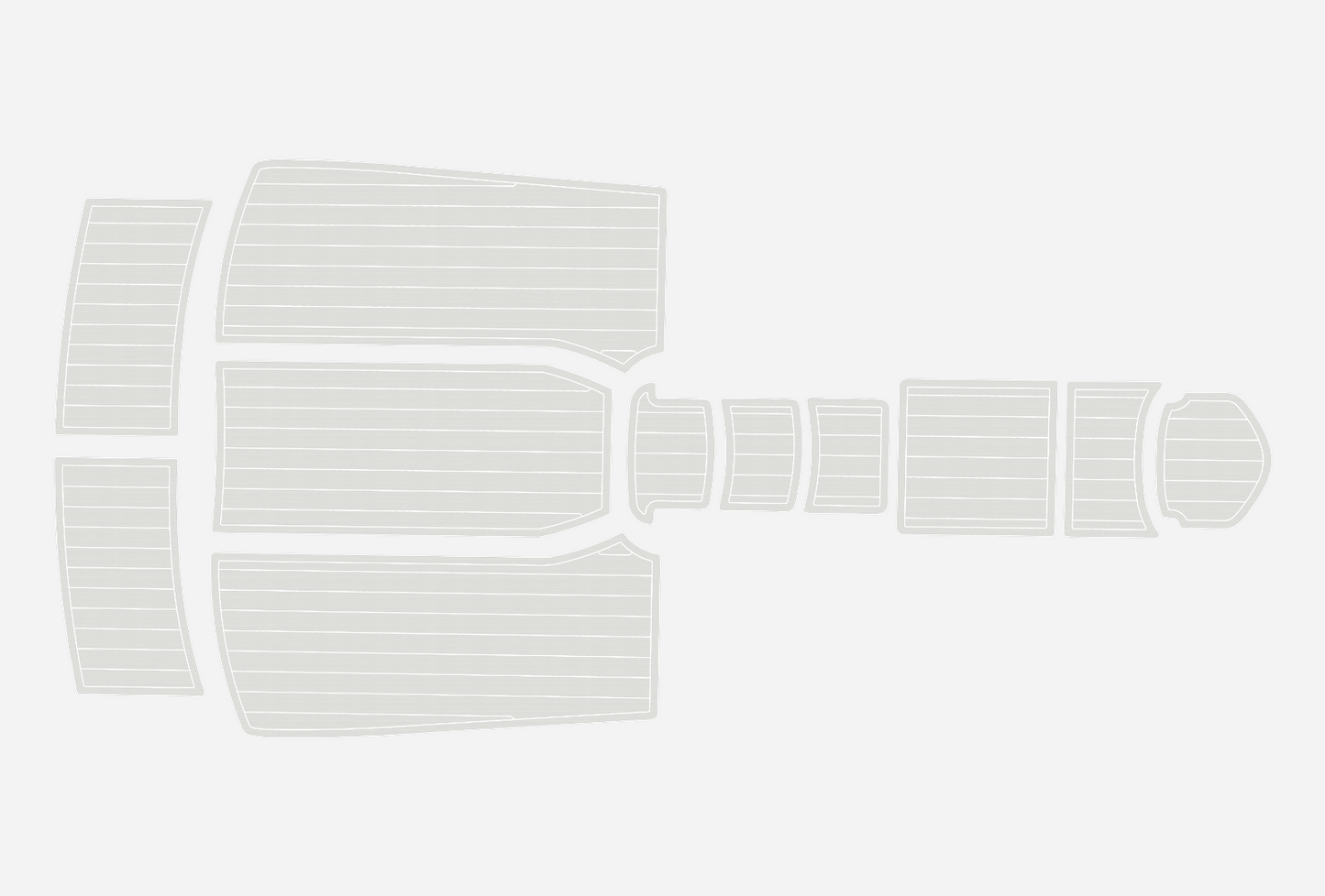 2008-2010 Bella 570 DC Marine teak deck EVA Foam Boat fuax foam mat flooring