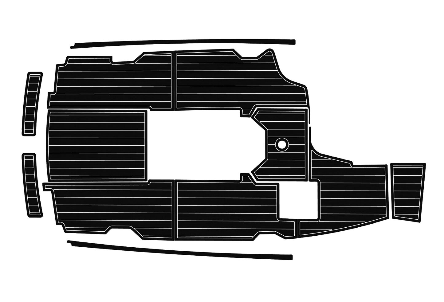 1994 Mastercraft Prostar Marine teak deck EVA Foam Boat flooring