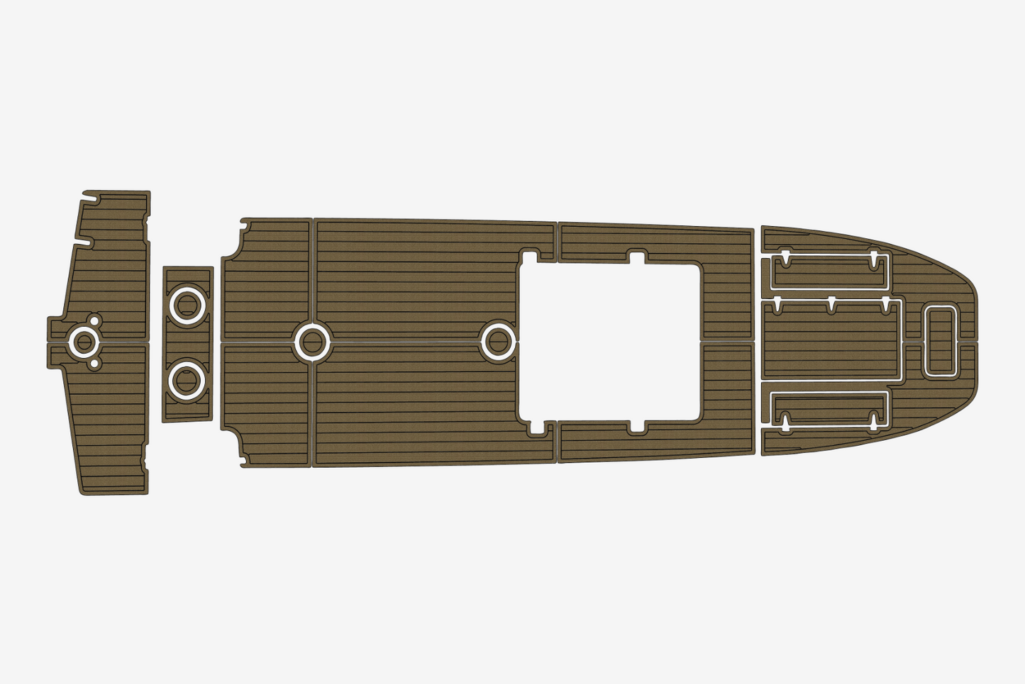 Mako 26 Cockpit Swim platform 1/4"6mm EVA Foam floor