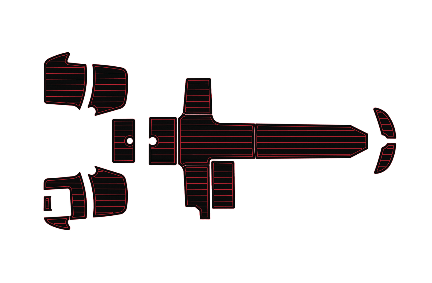2020-2024 Bayliner M17 Cockpit swim platform 1/4" 6mm EVA foam floor