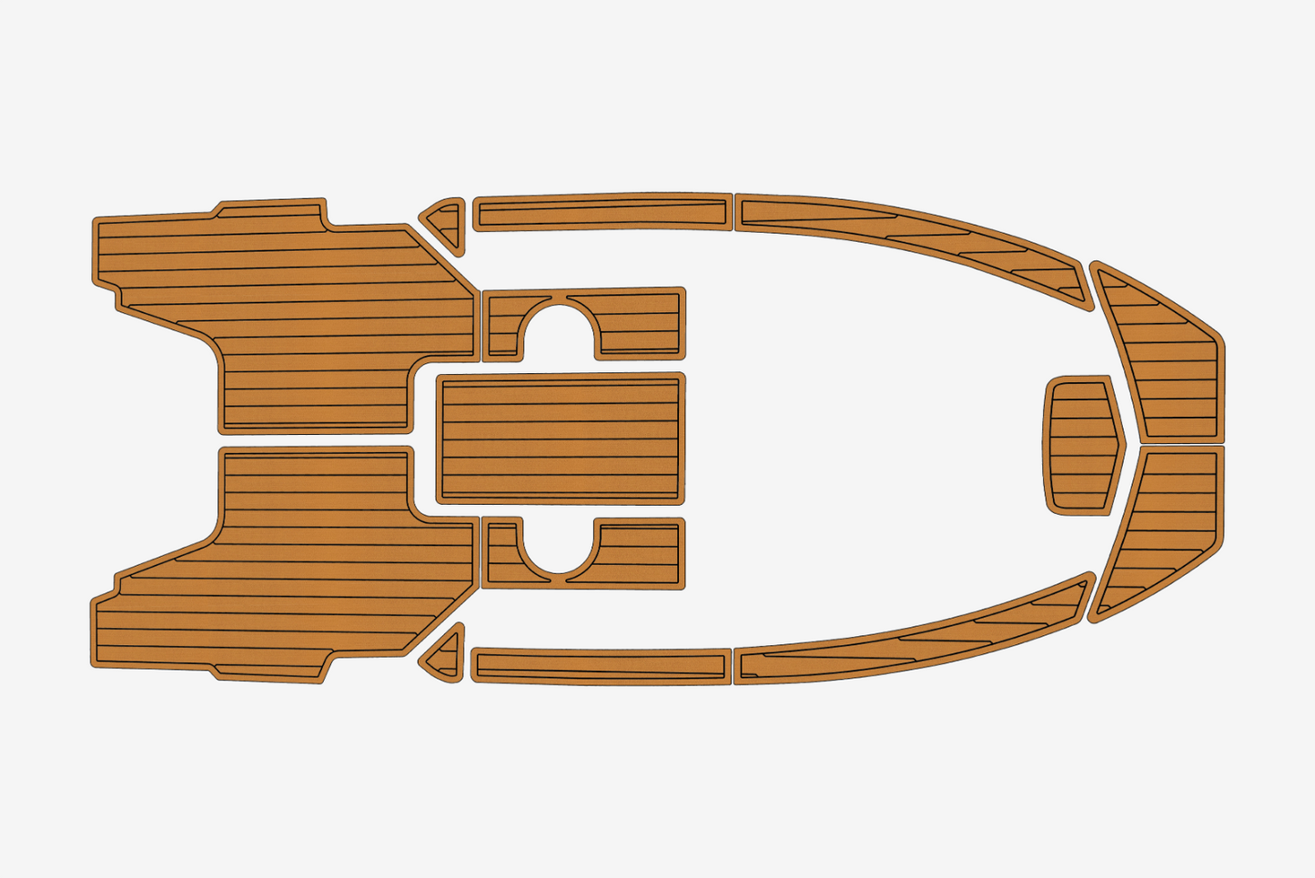 1996-2008 Bayliner Trophy 1802 wa Marine teak deck EVA Foam Boat flooring