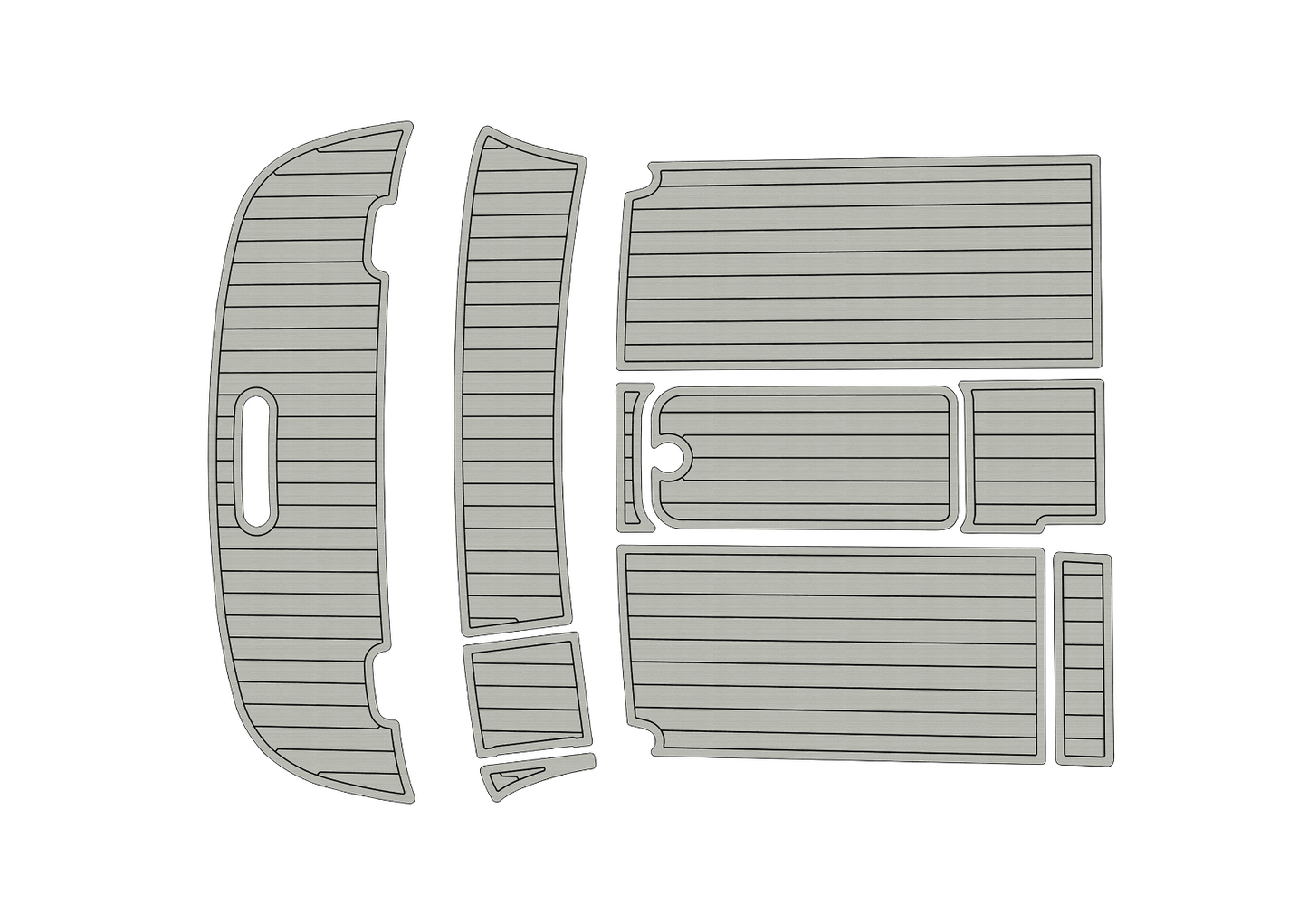 2010 Bayliner 652 Anti-slip mat Custom EVA marine deck flooring