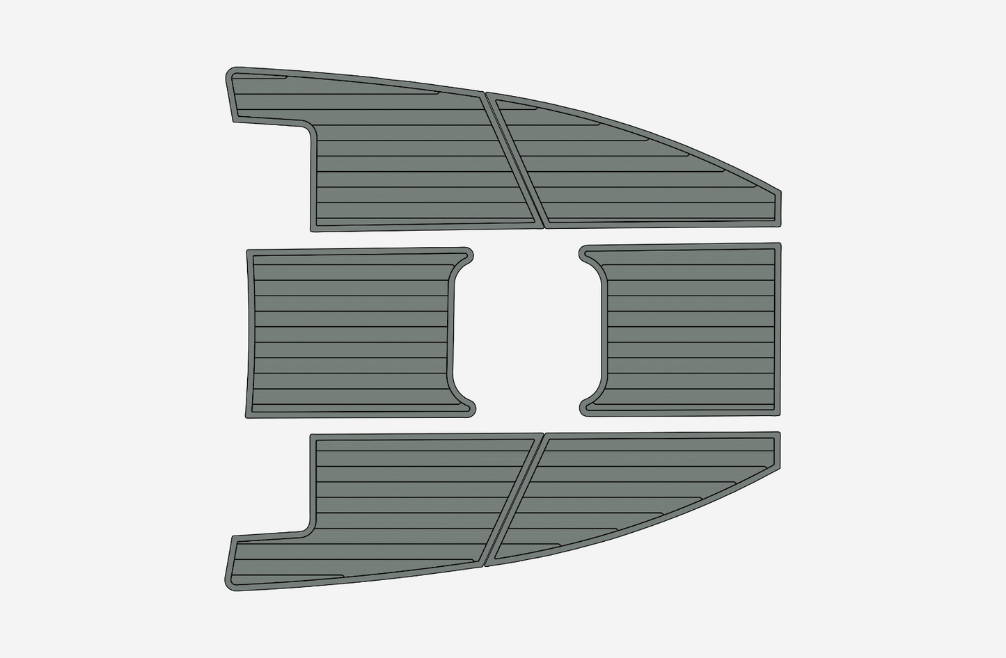 1999-2000 sea ray 290 Sundancer Bow 1/4"6mm EVA foam faux mat floor