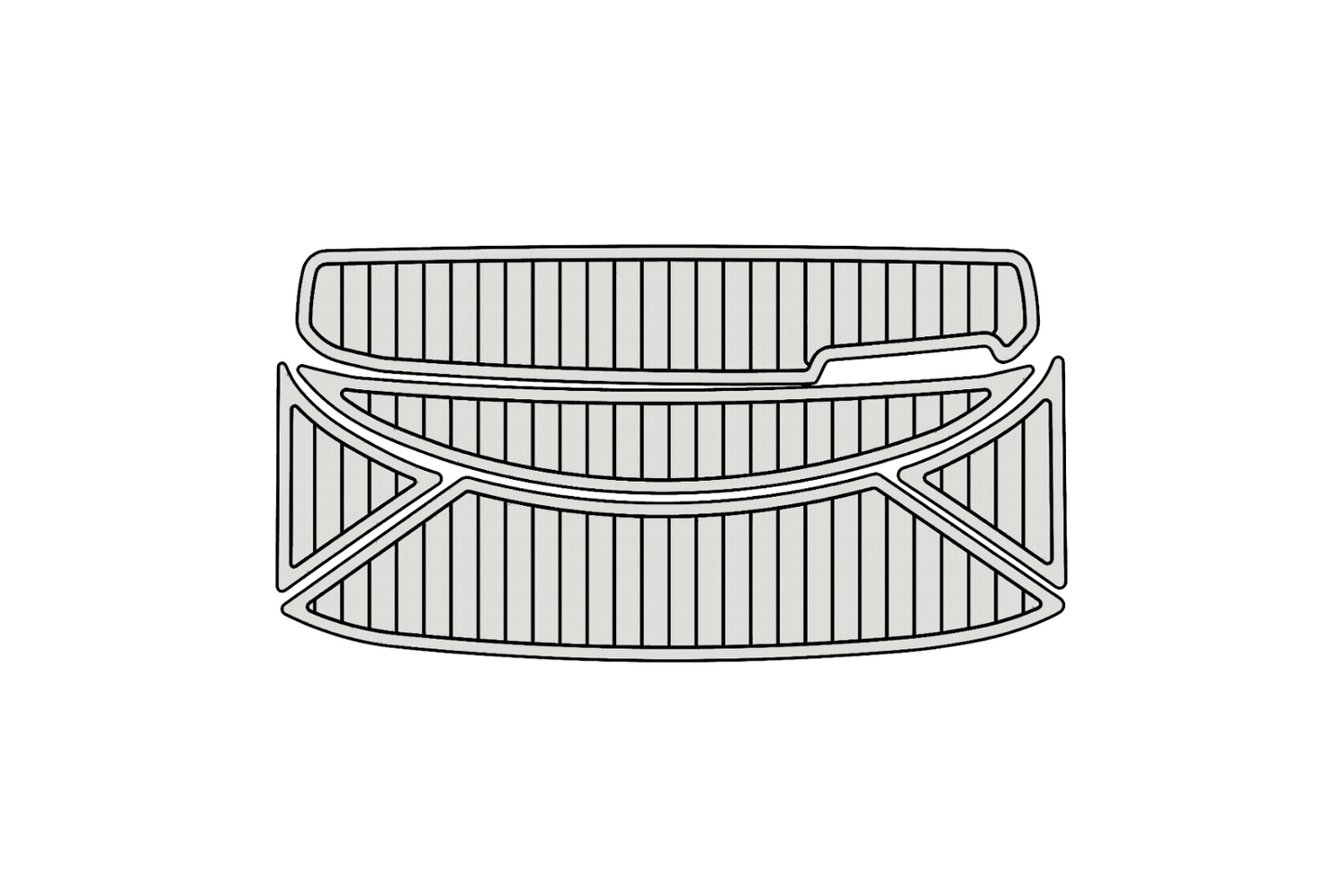 1998 Bayliner 2050 Marine teak deck EVA Foam Boat flooring