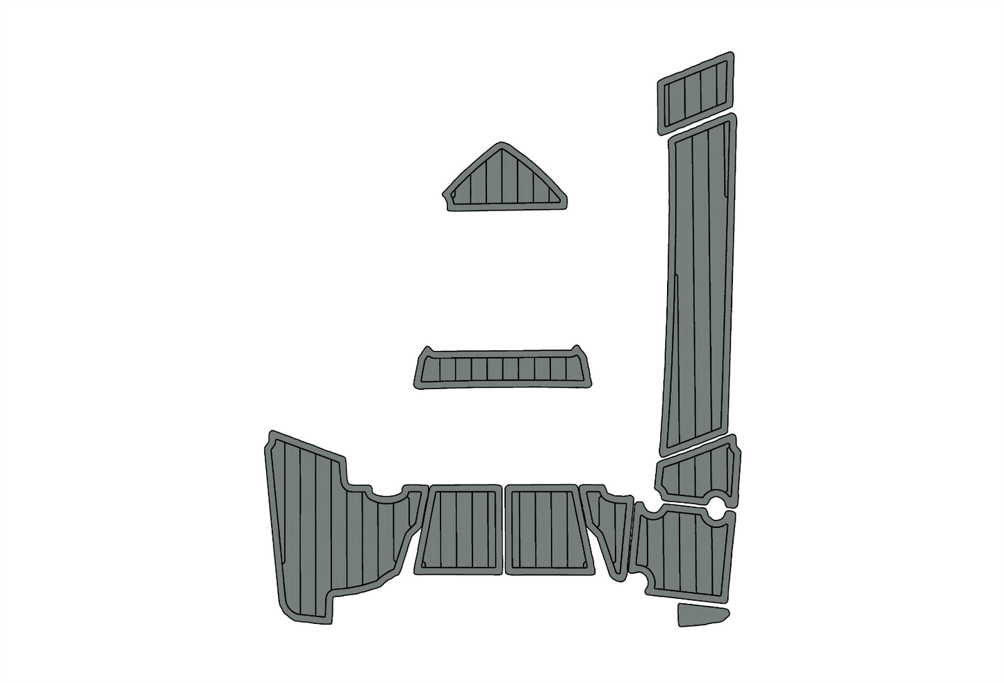 2019-2024 Monterey 305 SS SPP Swim platform 1/4"6mm EVA Foam faux floor