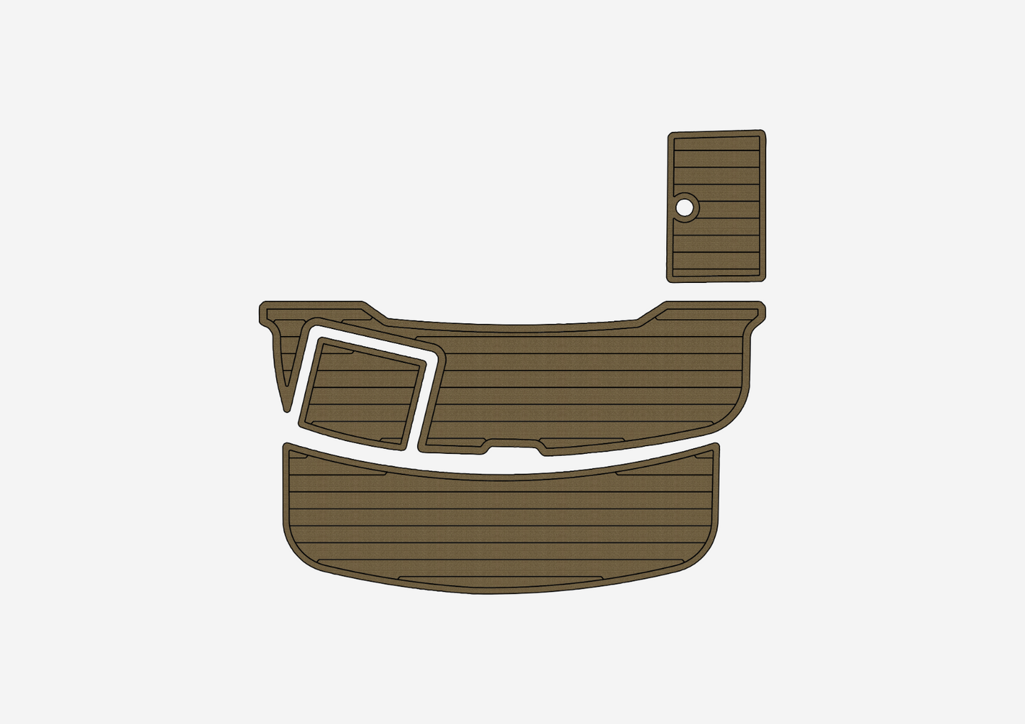 2002-2007 Cobalt 240 Swim platform 1/4"6mm EVA foam faux mat floor