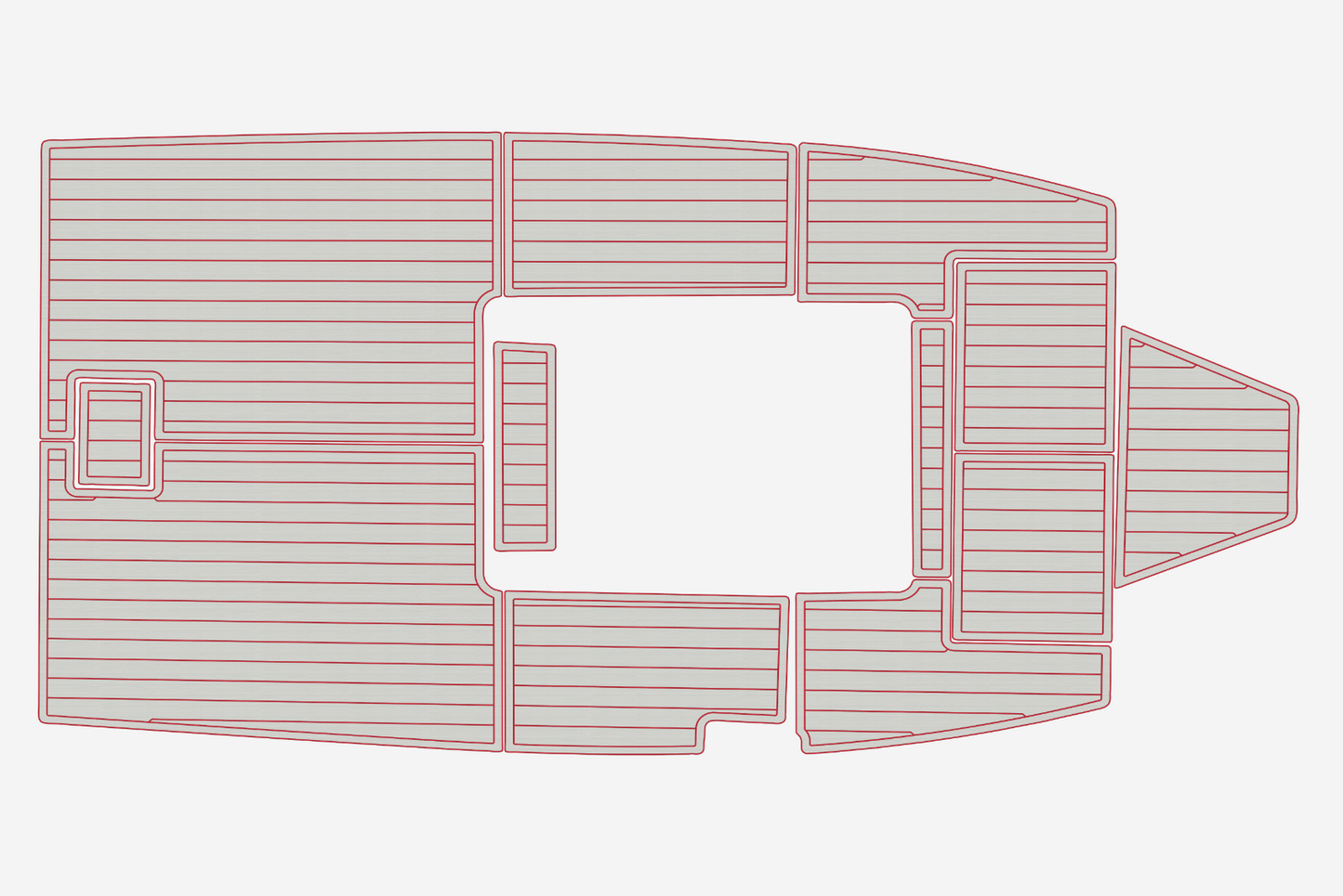 2002-2004 Regulator 21 FS CC Cockpit 1/4"6mm EVA Foam floor