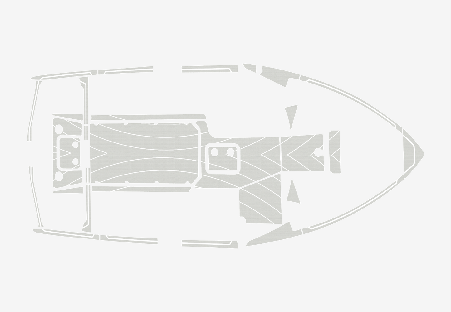 2021-2022 Malibu 23 lsv Wakesetter Cockpit Swim platform 1/4"6mm EVA Foam floor