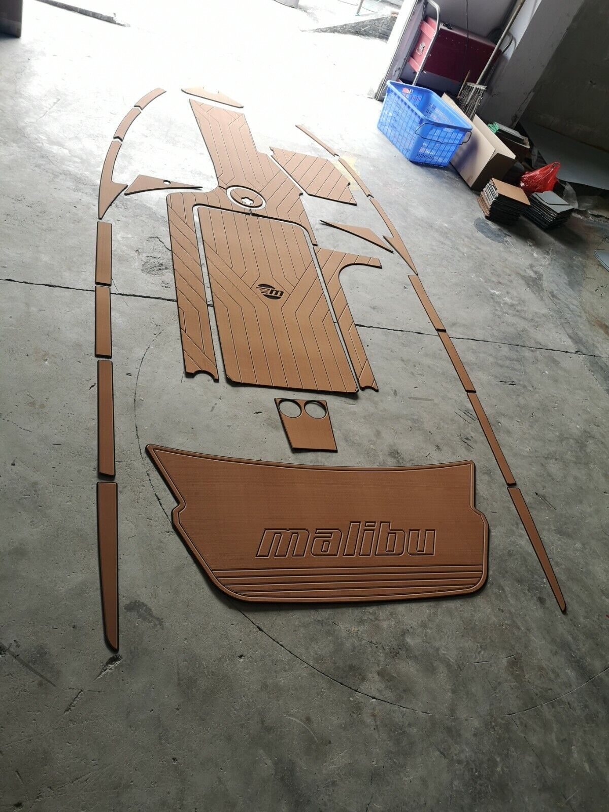 2015-2017 MALIBU 23 LSV Cockpit Swimming platform 1/4" 6mm EVA Faux Decking